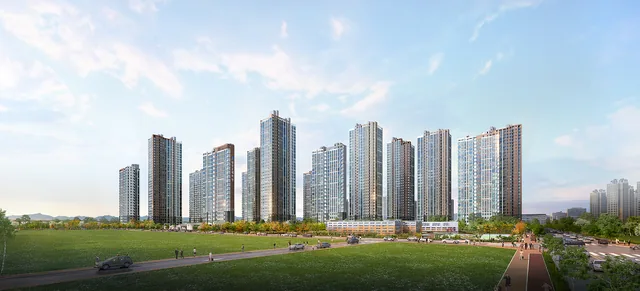 평택 브레인시티 2BL 대광로제비앙 모아엘가 조감도