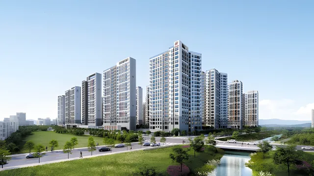 힐스테이트 첨단센트럴 조감도