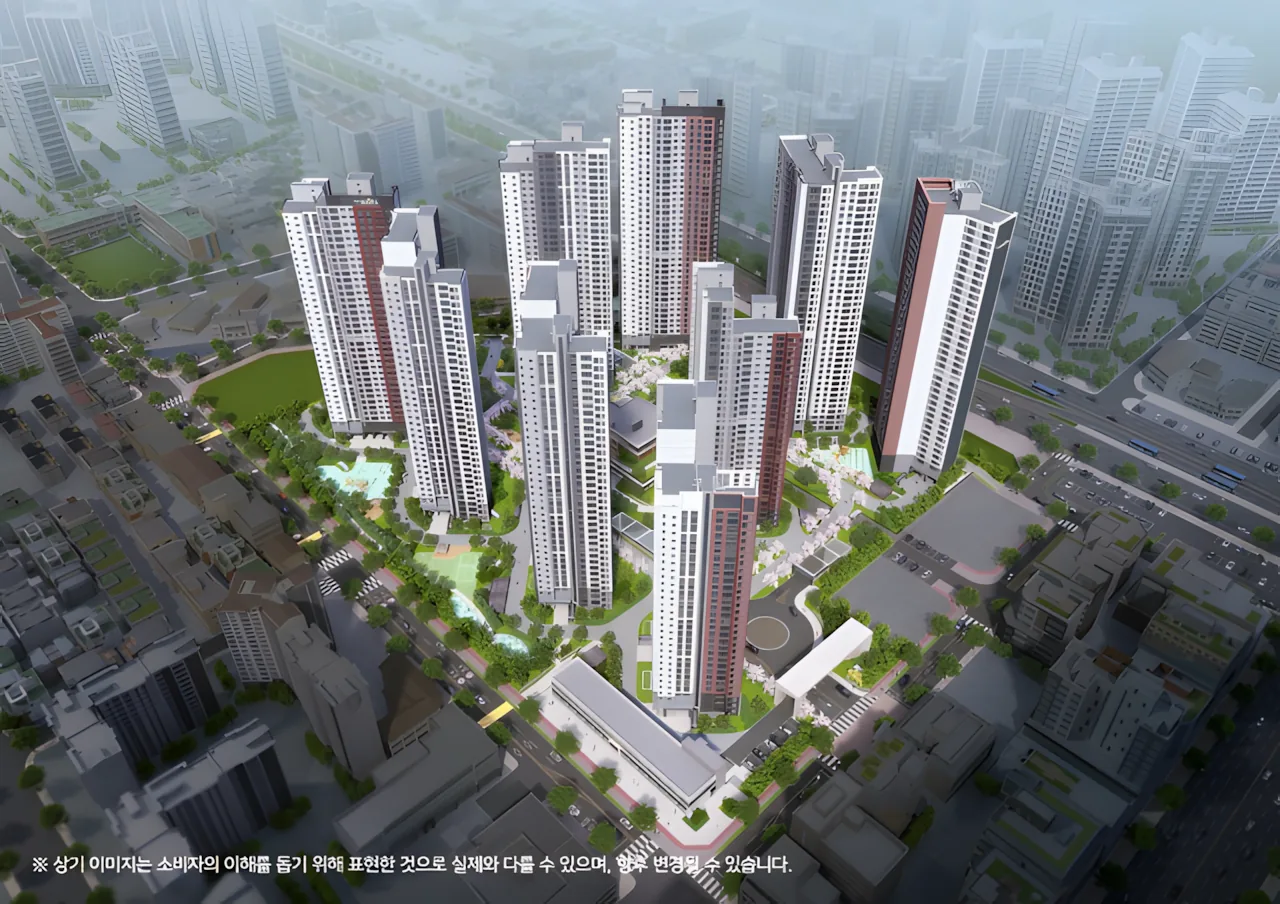 두산위브더제니스 센트럴 계양 조감도