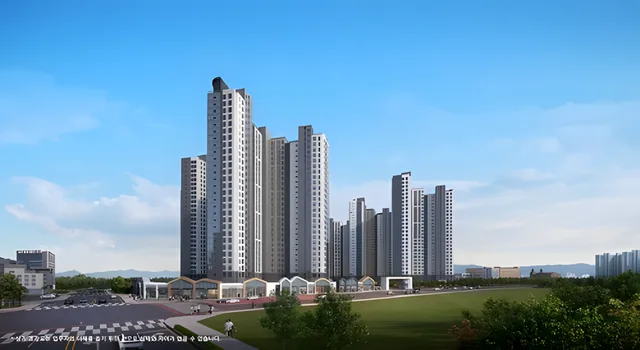 고양 장항 제일풍경채 조감도
