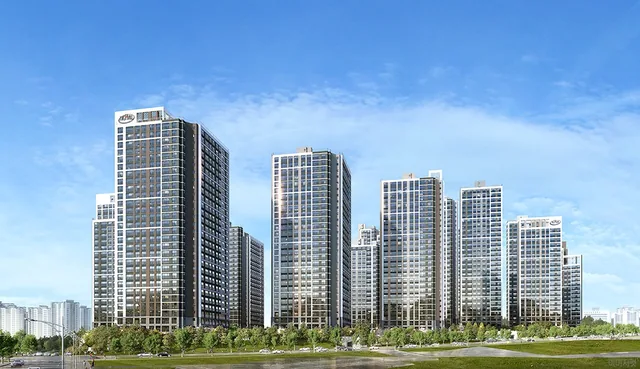 청주 동일하이빌 파크레인 2단지 조감도