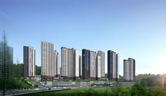 더샵 광양레이크센텀 (1회차) 조감도
