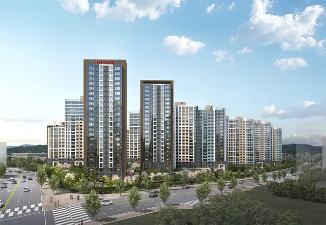 힐스테이트 죽림더프라우드 A4BL(공공분양주택) 조감도
