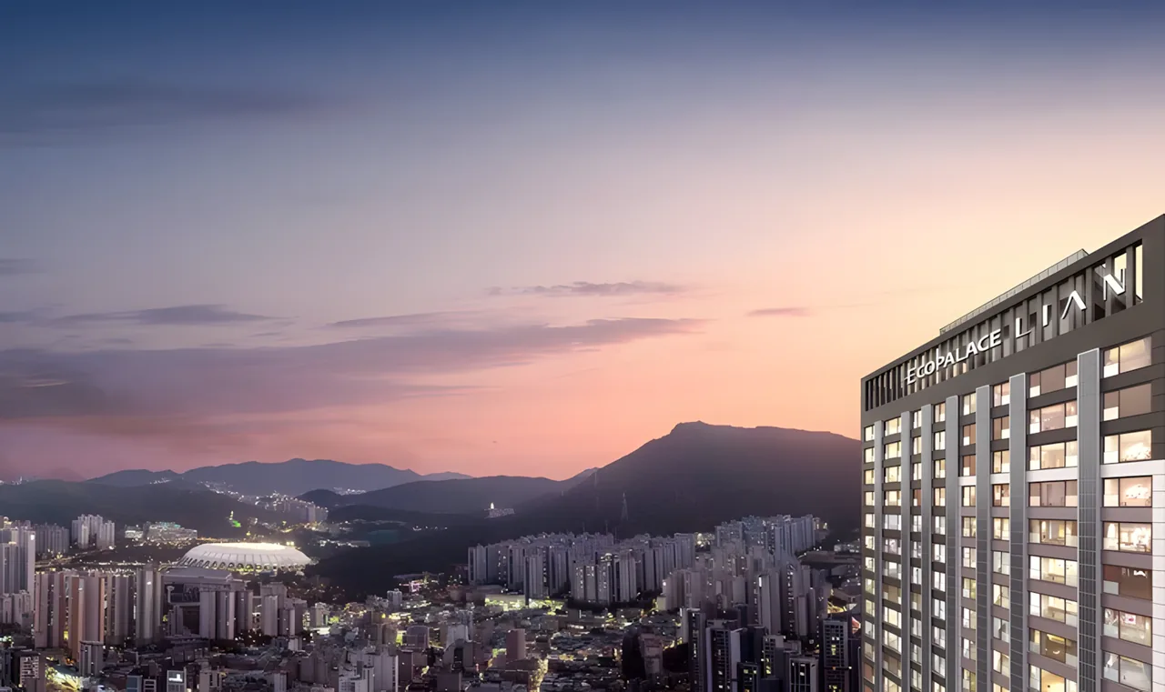 동래 에코팰리스 아시아드 조감도
