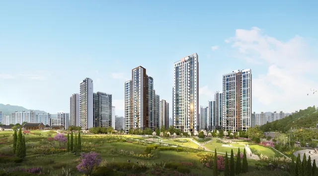 동래사적공원 대광로제비앙 조감도