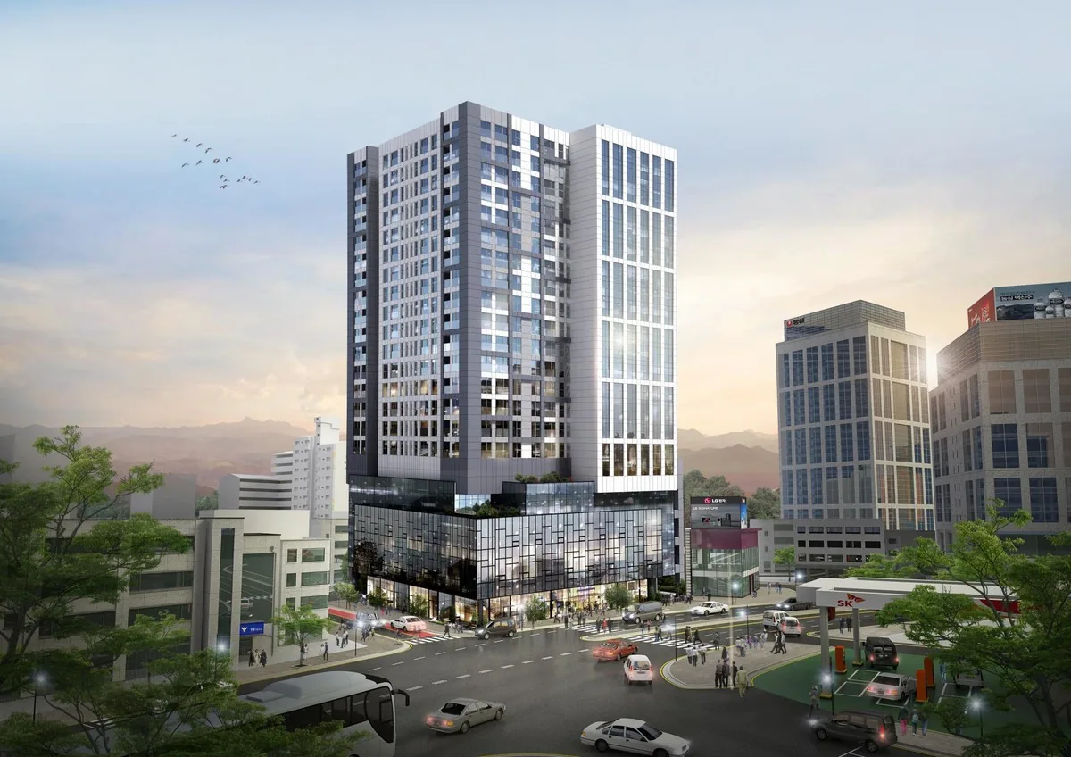 동작 보라매역 프리센트 조감도