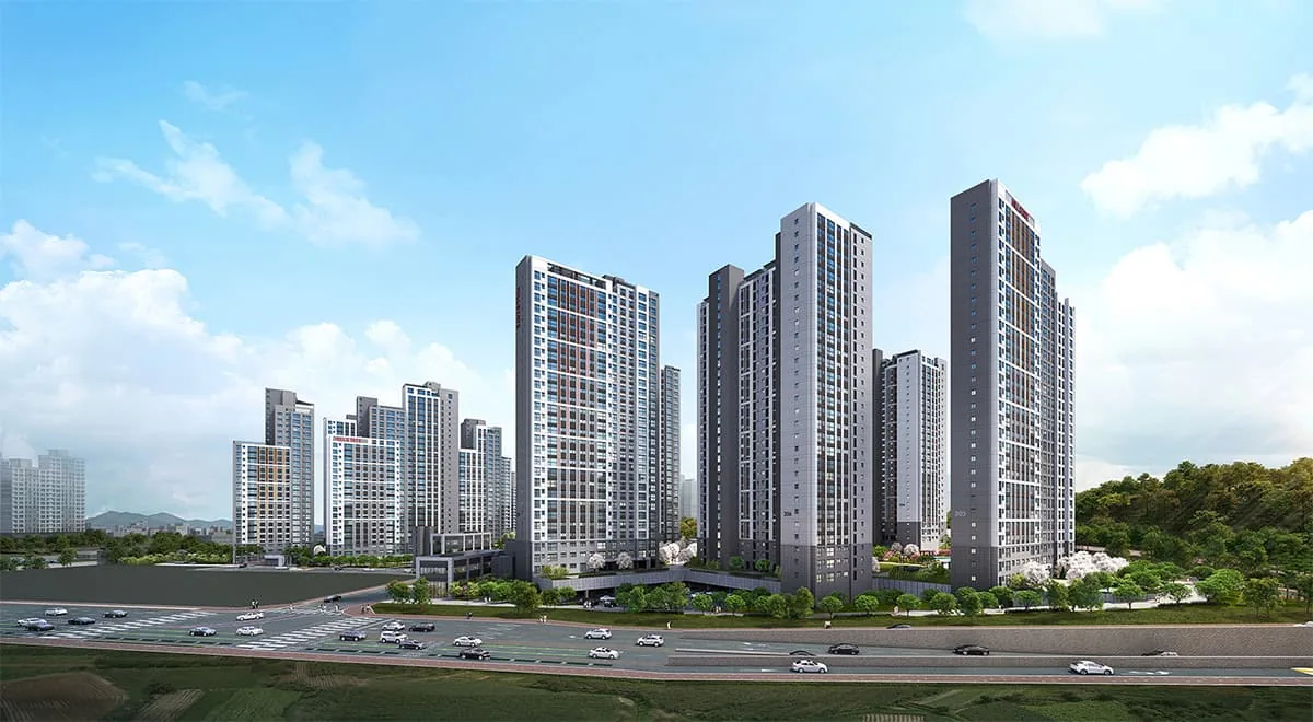 힐스테이트 이천역 2단지 조감도