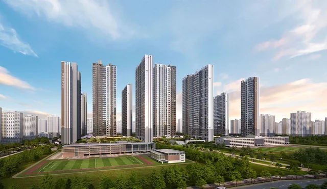 평택 브레인시티 5BL 대광로제비앙 그랜드센텀 조감도