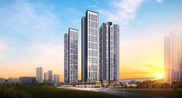 동래 반도 유보라 조감도