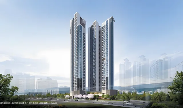 쌍용 더 플래티넘 서면 조감도