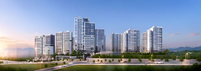 검단호수공원역 중흥S-클래스 조감도