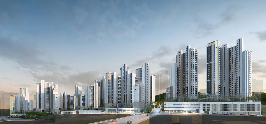 철산역자이 조감도