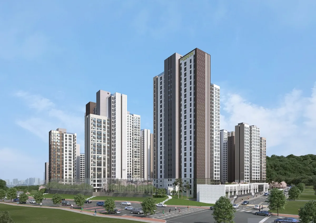 두산위브더제니스 청주 센트럴파크 조감도