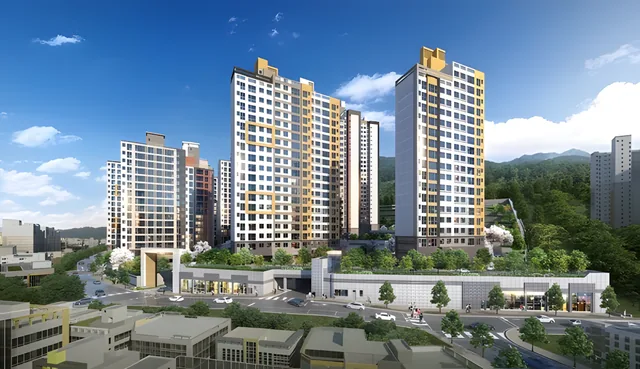 무등산 더힐(조합원 취소분) 조감도
