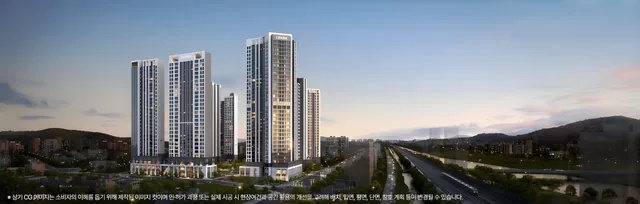 안양역 센트럴 아이파크 수자인 조감도