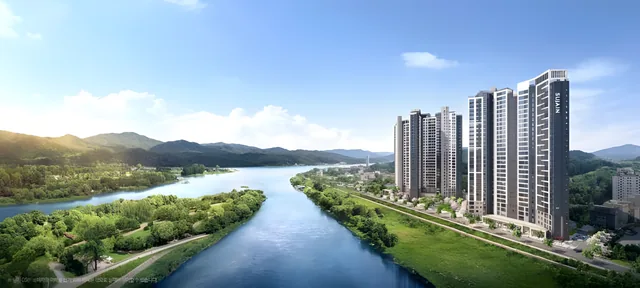 자라섬 수자인 리버페스타 조감도