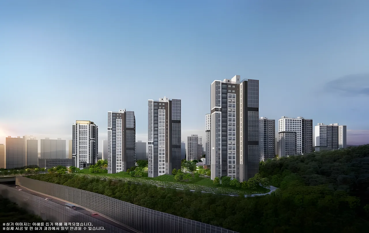 동탄 꿈의숲 자연앤 데시앙(A78BL) 조감도