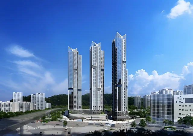 베뉴브 해운대 조감도