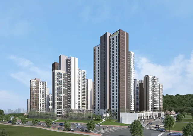 두산위브더제니스 청주 센트럴파크 조감도