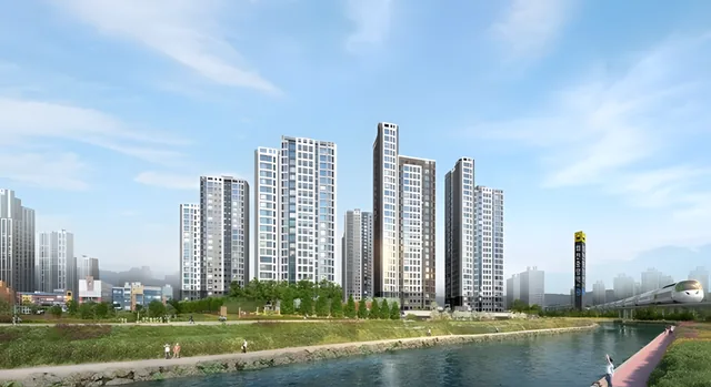 회천중앙역 로제비앙 그랜드센텀 조감도