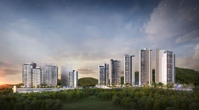 아산자이 그랜드파크 2단지 조감도