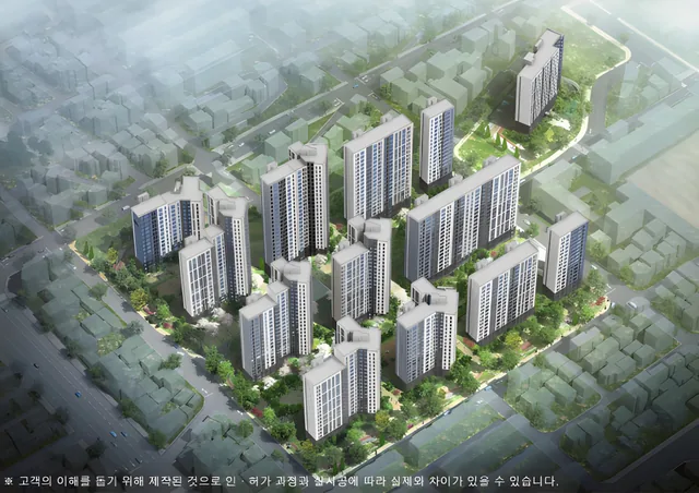 두산위브앤수자인 부평 더퍼스트 조감도