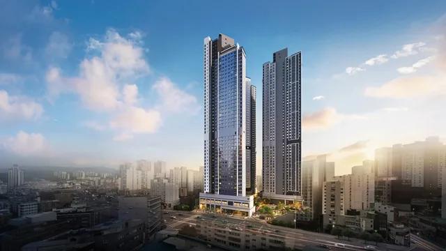 금정산 하늘채 루미엘 조감도