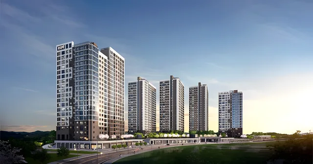 고덕국제신도시 수자인풍경채 2단지 조감도