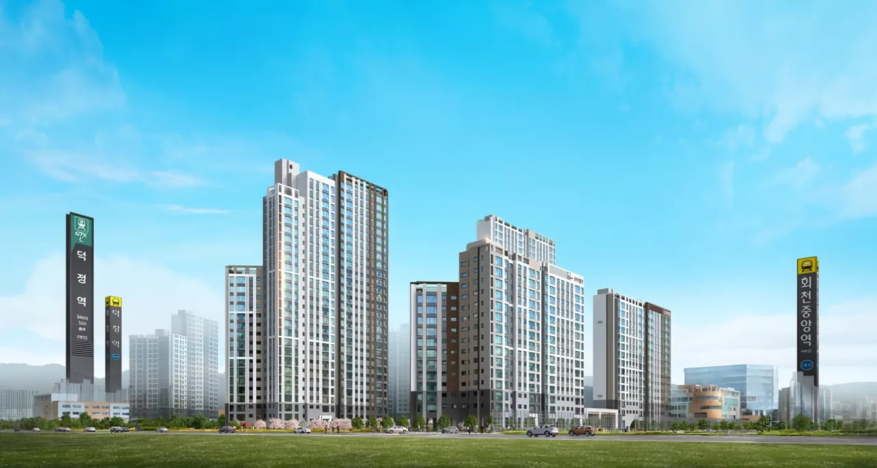 양주 회천지구 A-8BL 로제비앙 엘가 조감도