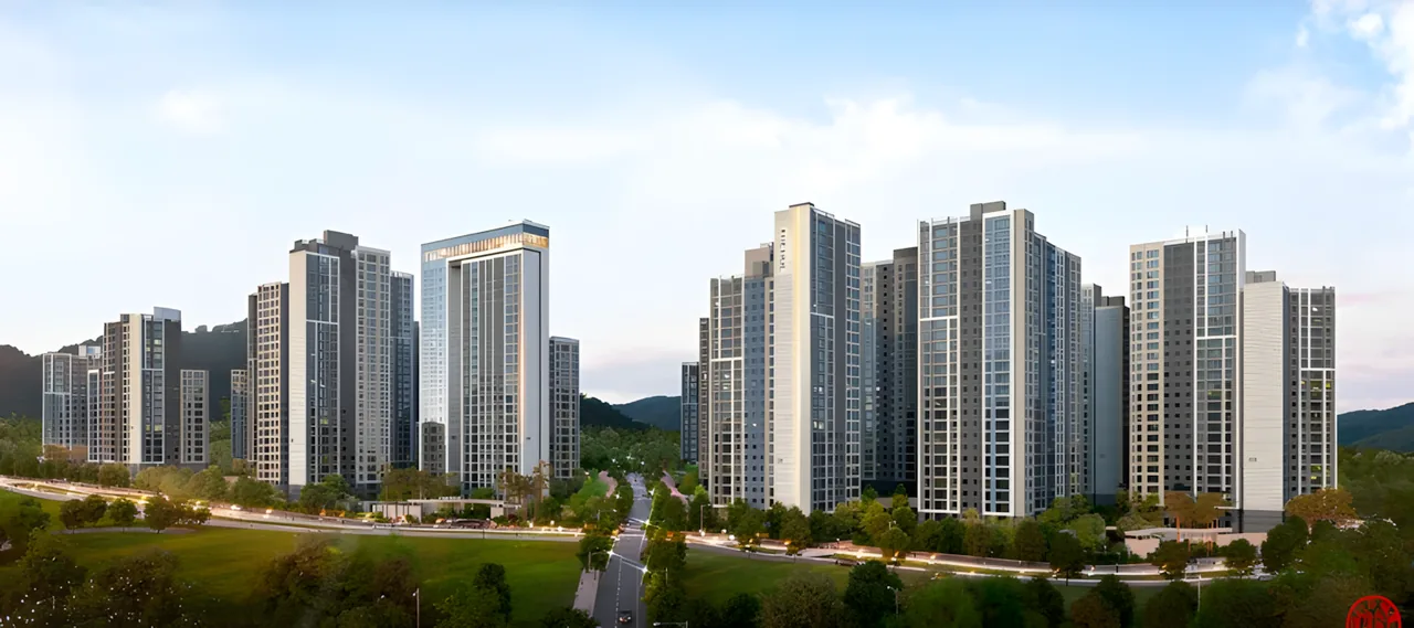 창원 한신더휴 메가센텀 조감도