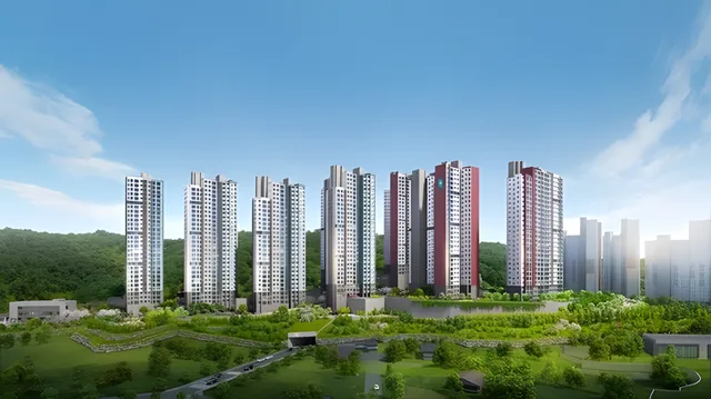 역북 서희스타힐스 프라임시티(조합원 취소분) 조감도