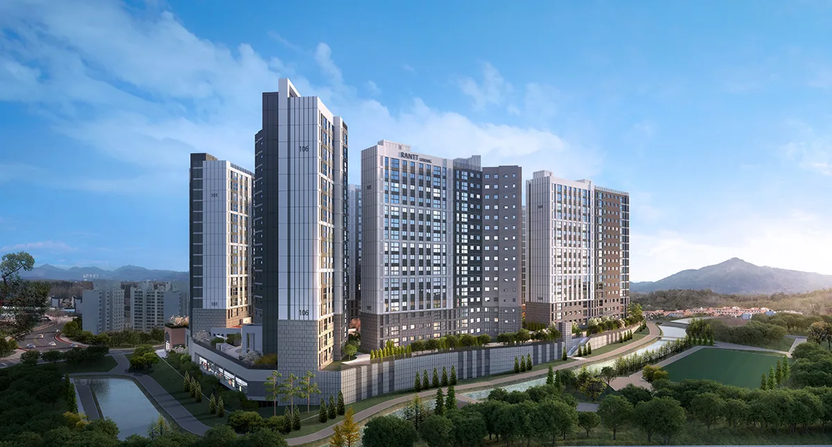 의왕 백운밸리 리젠시빌 란트 조감도