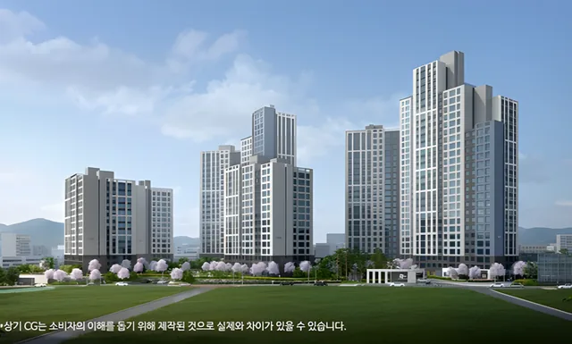 두산위브 더센트럴 수원 조감도