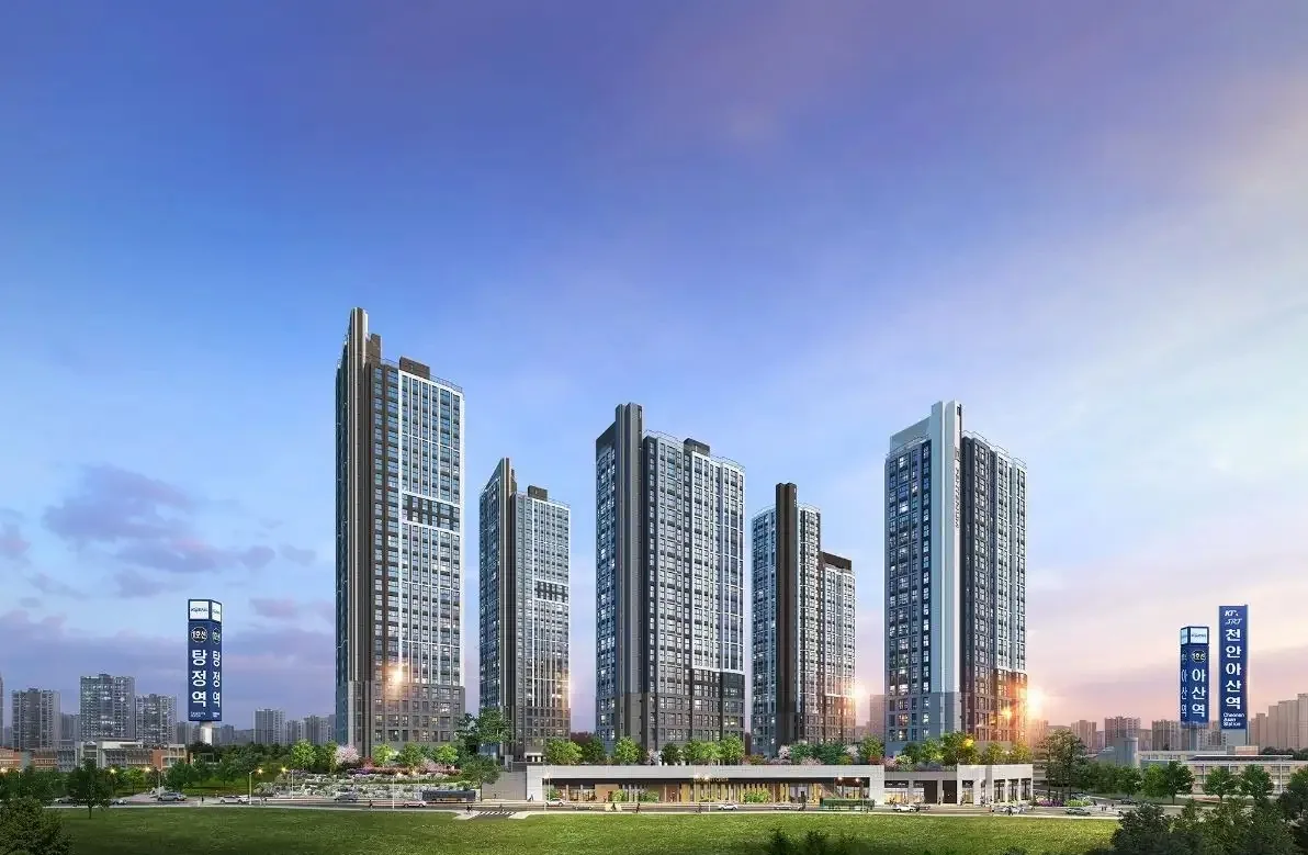 아산배방(2-A13BL) 금강펜테리움 센트럴파크 조감도
