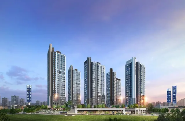 아산배방(2-A13BL) 금강펜테리움 센트럴파크 조감도