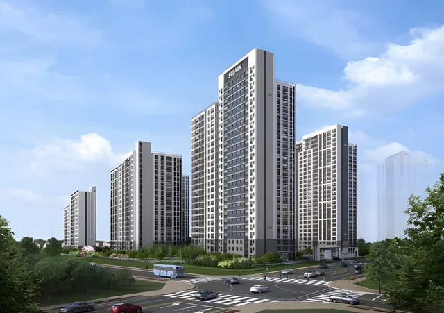 풍무역세권 수자인 그라센트 2차 조감도