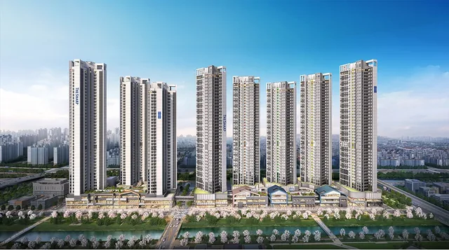더샵 일산엘로이 펜트하우스 1단지 조감도
