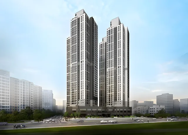 숭의역 노르웨이숲 더 스카이 조감도